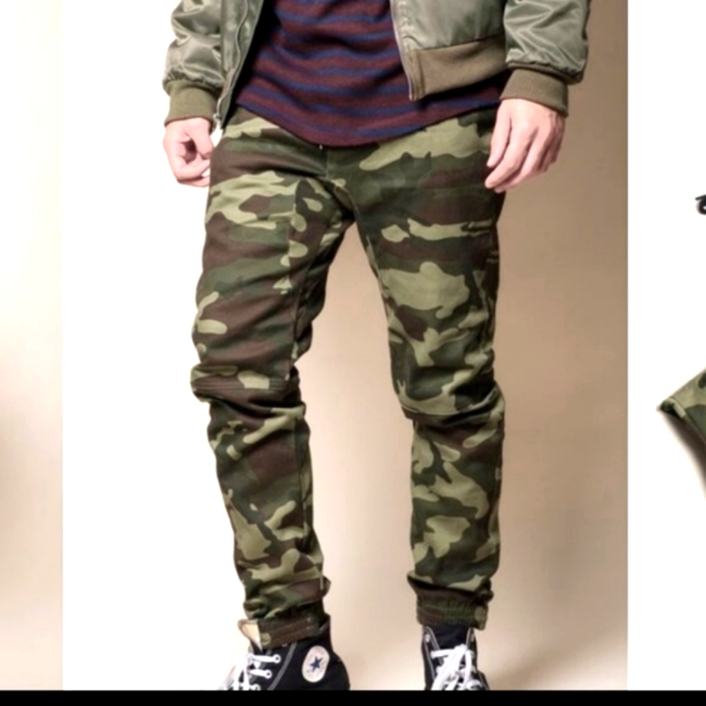 Camo jogger pants